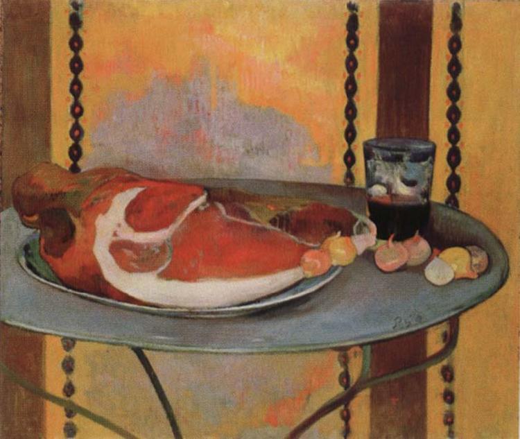 Paul Gauguin Style life with ham oil painting picture